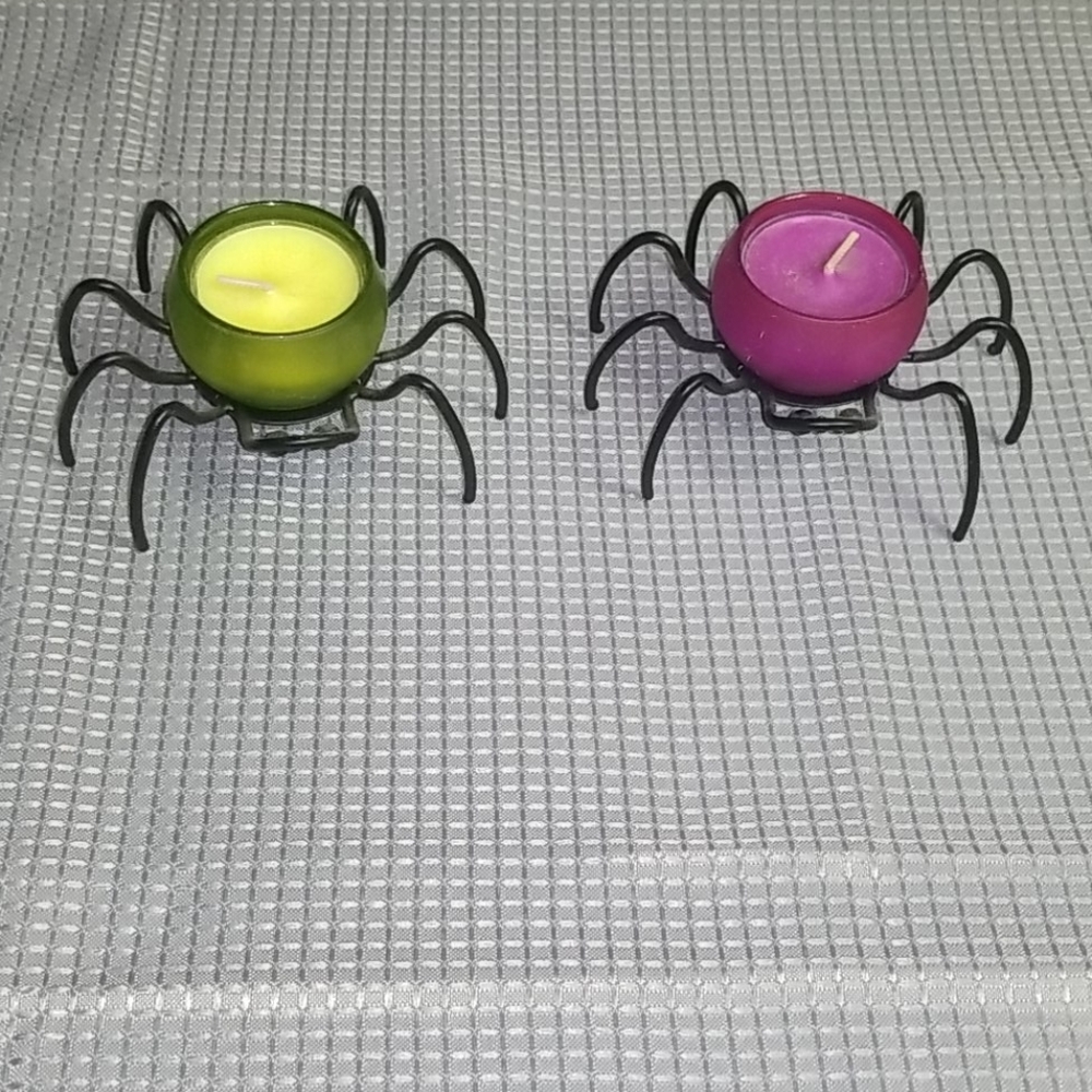 Partylite pair spider tealights